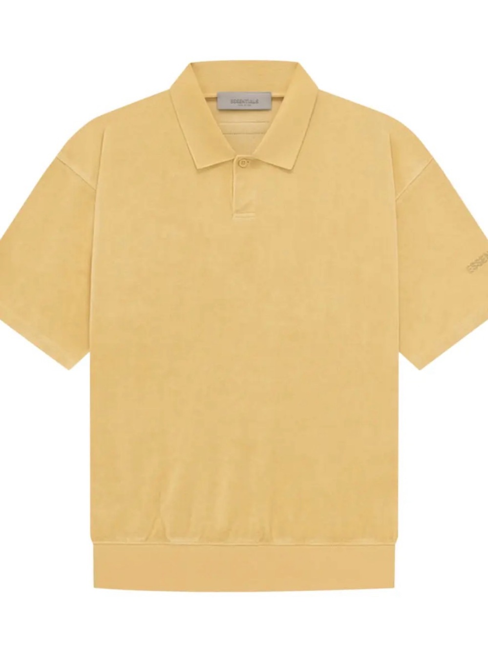 Essentials Men’s Pale Yellow Polo